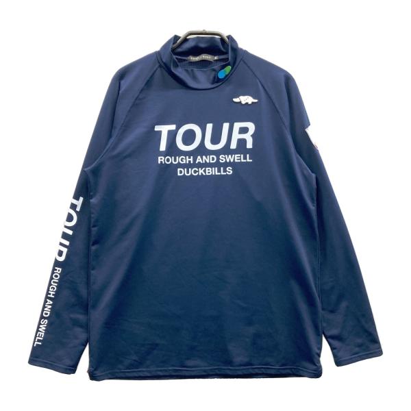 新品正規品【ROUGH&SWELL/L】裏起毛モックネック長袖カットソー ROUGH&SWELL ラフアンドスウェル 2025年モデル モックネック 長袖T