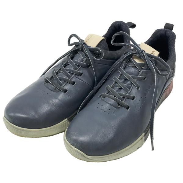 【新品未使用】S-THREE GOLF エススリー ゴルフ ゴルフウェア ecco エコー ゴルフシューズ S-THREE ネイビー系 39 ゴルフウェア