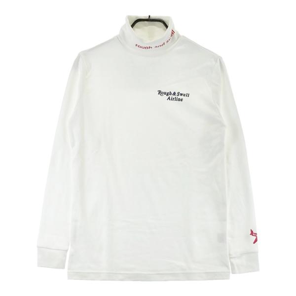 ROUGH&SWELL ラフアンドスウェル タートルネック 長袖Tシャツ ホワイト