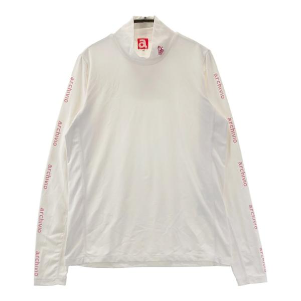 archivio（アルチビオ） ハイネック長袖インナーTシャツ 王冠 ホワイト