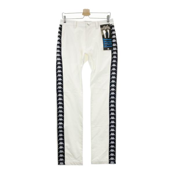 【美品】KAPPA GOLF カッパゴルフ  ストレッチパンツ  ホワイト系 M ゴルフウェア メンズ