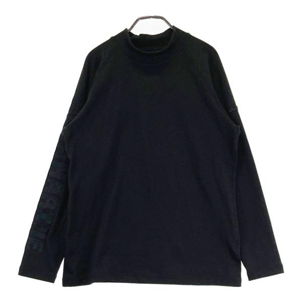 サイズ：6 MUTA MARINE ムータマリン  ハイネック 長袖Tシャツ  ブラック系 [240101713668] ゴルフウェア メンズ ストスト muta MARINE（ムータマリン） ハイネック 長袖Tシャツ ブラック系 6