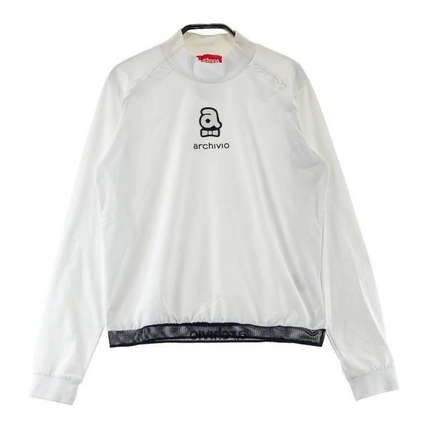 ARCHIVIO アルチビオ ハイネック 長袖Tシャツ ホワイト系 38 ゴルフ
