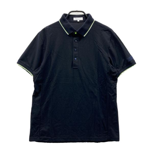 23区GOLF ニジュウサンクゴルフ 半袖ポロシャツ ブラック系 LL ゴルフ