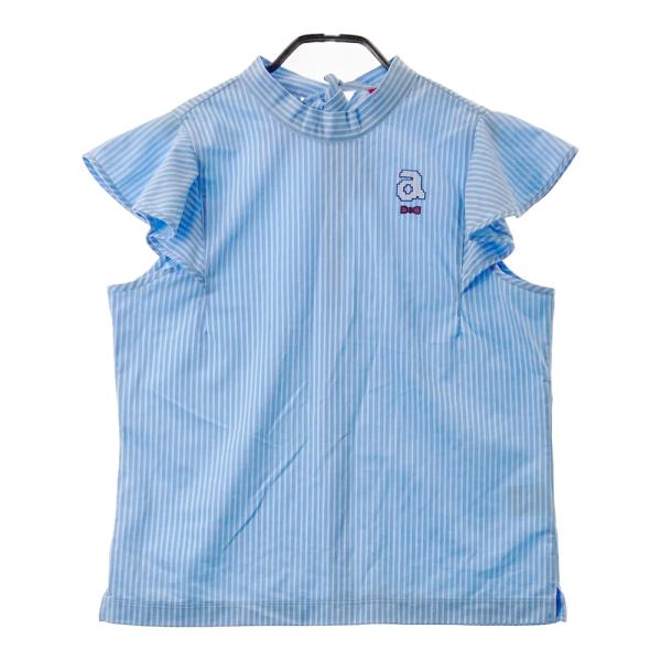 archivio（アルチビオ） 袖フレア Tシャツ ストライプ柄 ブルー系 40