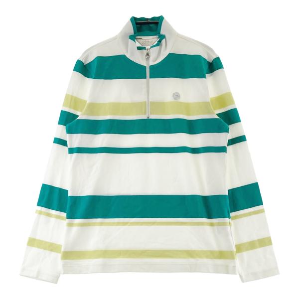新品】ADABAT アダバット ハーフジップ 起毛 長袖Tシャツ ボーダー柄