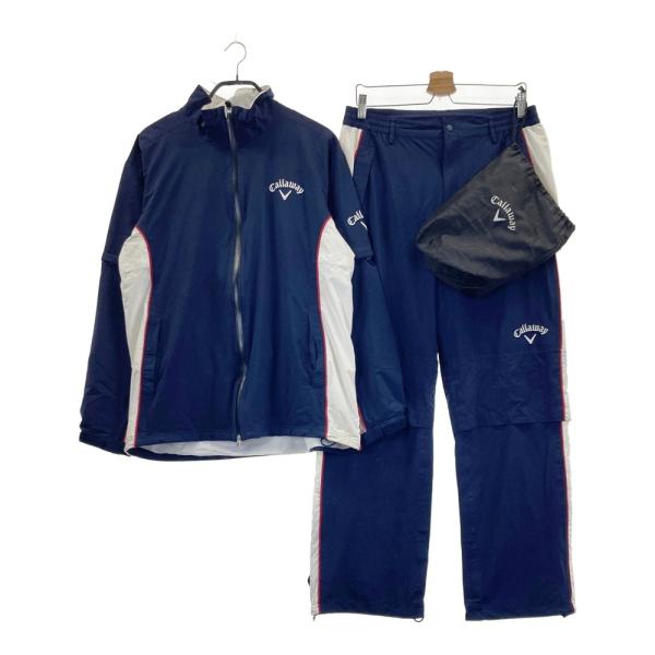新品未使用タグ付Callaway セットアップ M Callaway（キャロウェイ） レインウェア 上下 セットアップ ネイビー系