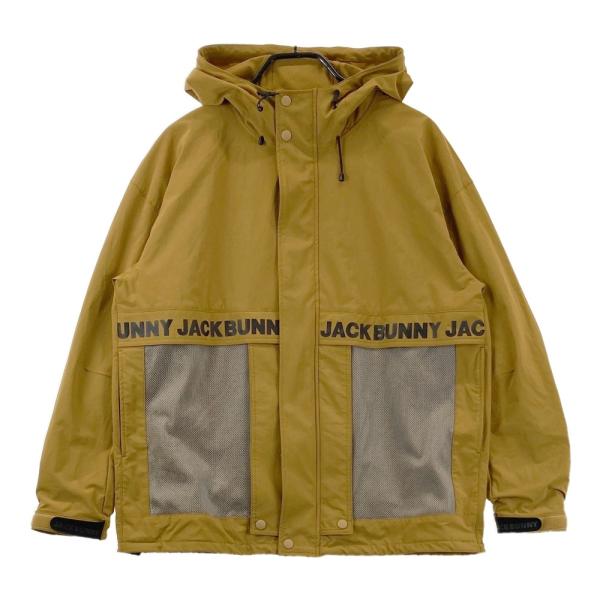 サイズ：4 JACK BUNNY ジャックバニー 262-220901 フード付 ナイロンジャケット  ブラウン系 [240101717317] ゴルフウェア メンズ ストスト Jack Bunny!!（ジャックバニー） JACK BUNNY 262-220901 フード付