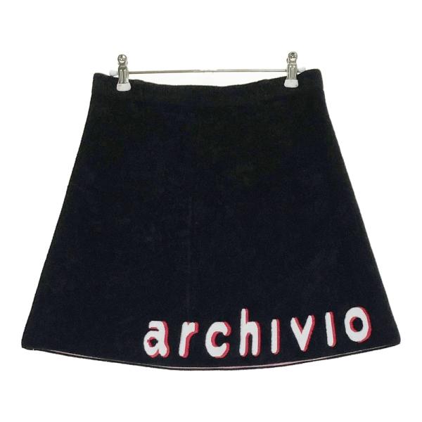 ARCHIVIO アルチビオ 切替 ストレッチスカート ブラック系 38 ゴルフ