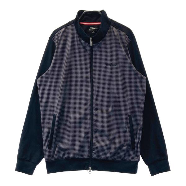 TITLEIST タイトリスト ジップジャケット チェック柄 ブラック系 L