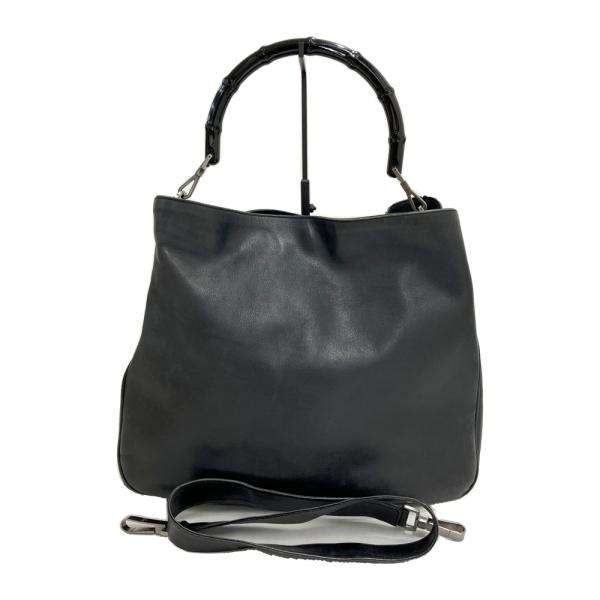 GUCCI グッチ 001・1577 2404 バンブー 2WAY レザー ショルダーバッグ