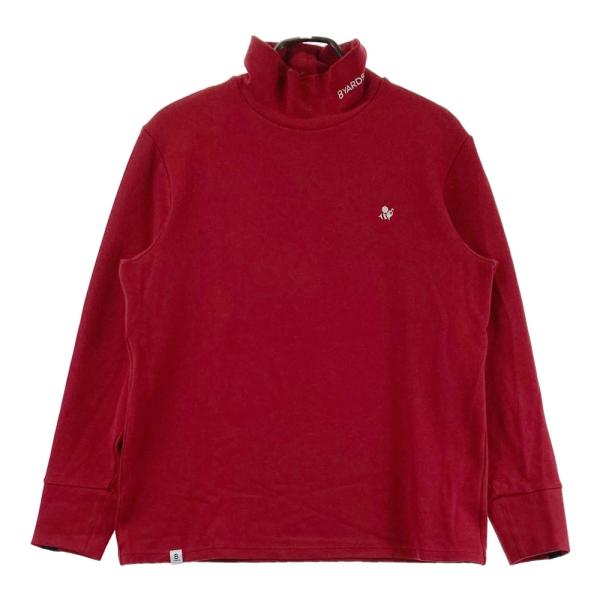 8YARDS ハチヤーズ ハイネック 長袖Tシャツ レッド系 XL ゴルフウェア