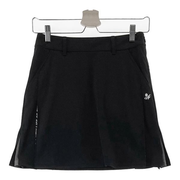 【美品】 8yards サイドライン ブラック スカート ハチヤーズ S ゴルフ 8YARDS ハチヤーズ スカート ブラック系 S ゴルフウェア レディース