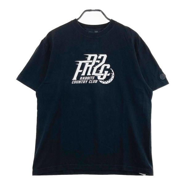 FR2 GOLF エフアールツーゴルフ Tシャツ M ブラック メンズ プリント FR2 GOLF エフアールツーゴルフ 半袖Tシャツ ブラック系 L ゴルフ