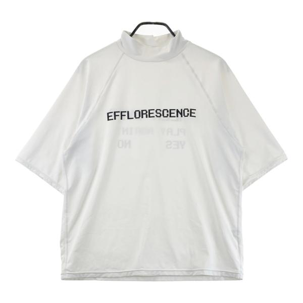 EFFLORESCENCE エフロレッセンス ハイネック半袖Tシャツ ホワイト系 L
