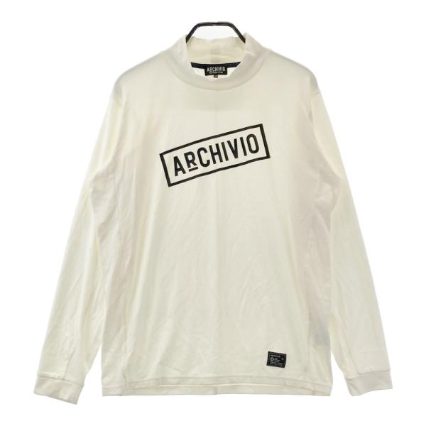 ゴルフ archivio モックネック Lホワイト！新品未使用 おしゃれ男子にも