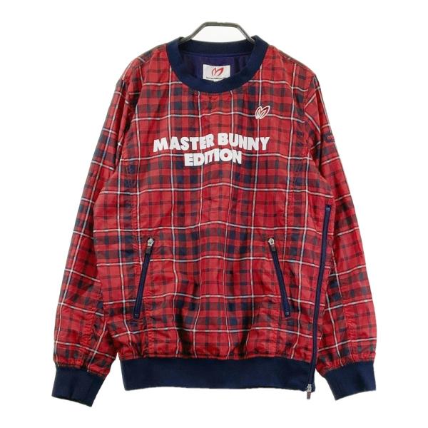 サイズ：4 MASTER BUNNY EDITION マスターバニーエディション  スニードジャック ジャケット チェック柄 レッド系 [240101729656] ゴルフウェア メンズ ストスト MASTER BUNNY EDITION（マスターバニーエディション） スニード