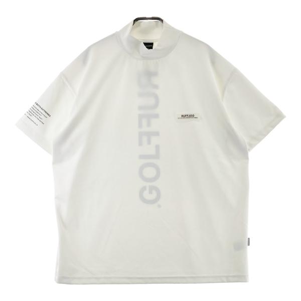 RUFFLOG ラフロッグ 2024年モデル ハイネック 半袖Tシャツ ホワイト系