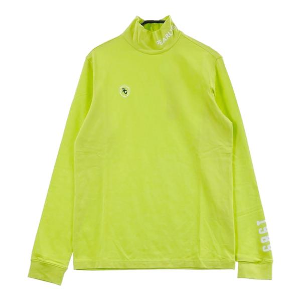 サイズ：2 PEARLY GATES パーリーゲイツ 2025年モデル モックネック 長袖Tシャツ  グリーン系 [240101736637] ゴルフウェア メンズ ストスト PEARLY GATES（パーリーゲイツ） 【新品】PEARLY GATES 2025年モデル
