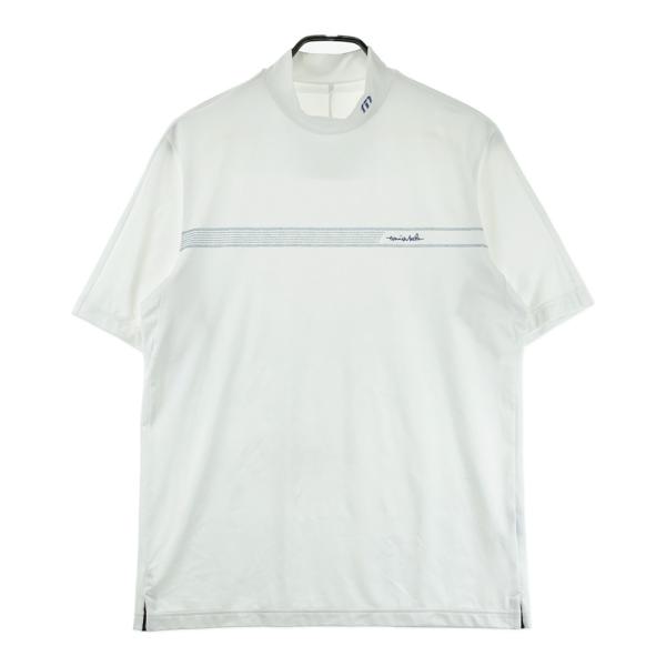 TRAVISMATHEW トラビスマシュー モックネック 半袖Tシャツ ホワイト系
