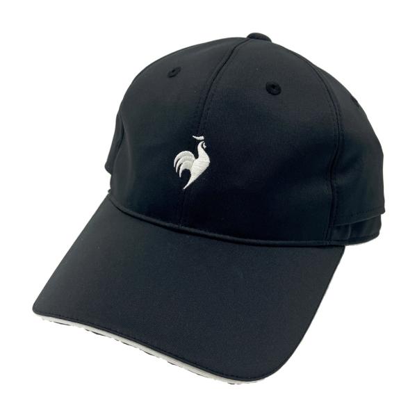 LE COQ GOLF ルコックゴルフ  キャップ  ブラック系 LL(61-63cm) ゴルフウェア