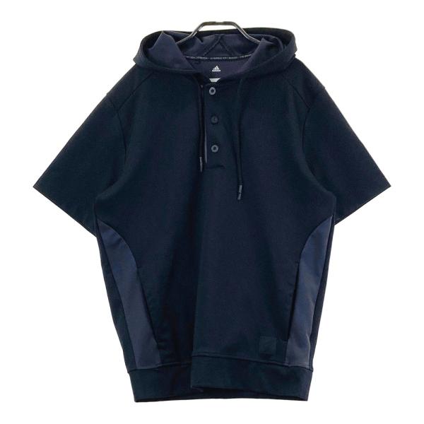 ADIDAS GOLF アディダスゴルフ DQ2269 半袖パーカー  ブラック系 O ゴルフウェア メンズ