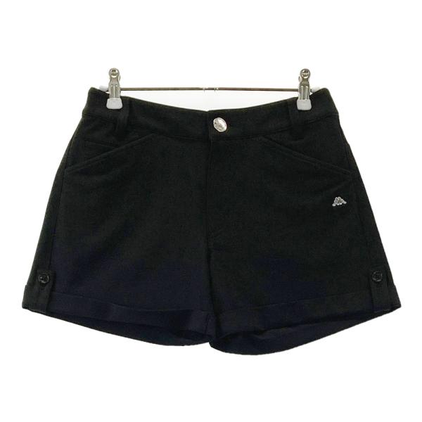 KAPPA GOLF カッパゴルフ  ストレッチ ショートパンツ  ブラック系 S ゴルフウェア レディース