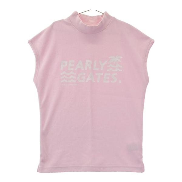 PEARLY GATES パーリーゲイツ ハイネック フレンチスリーブTシャツ