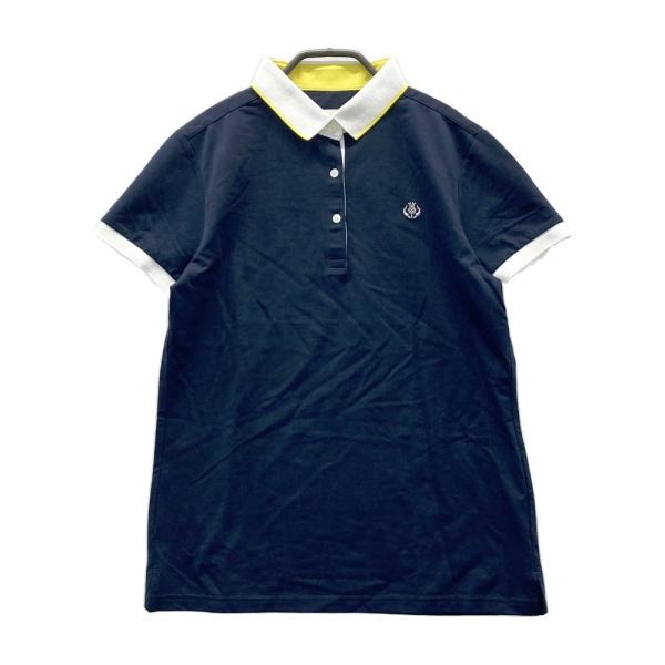 St　ANDREWS　ゴルフ　ポロシャツ ST ANDREWS セントアンドリュース 半袖ポロシャツ ネイビー系 M ゴルフ
