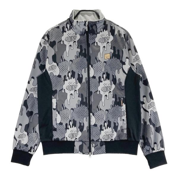 【新品】KAPPA GOLF カッパゴルフ ;634200 ジップジャケット ロゴ柄 ピンク系 L ゴルフウェア メンズ