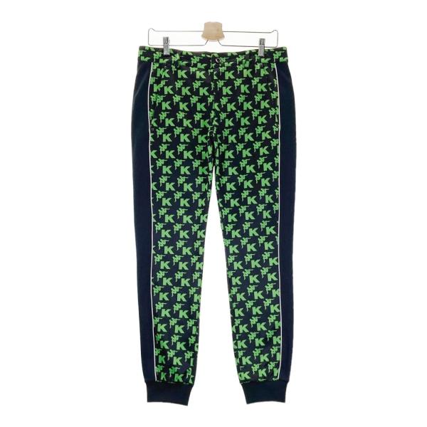 KAPPA GOLF カッパゴルフ ; ジョガーパンツ ロゴ柄 ブラック系 L ゴルフウェア メンズ
