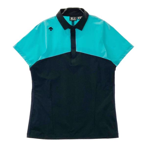 DESCENTE GOLF デサントゴルフ 半袖ポロシャツ ブラック系 L ゴルフ