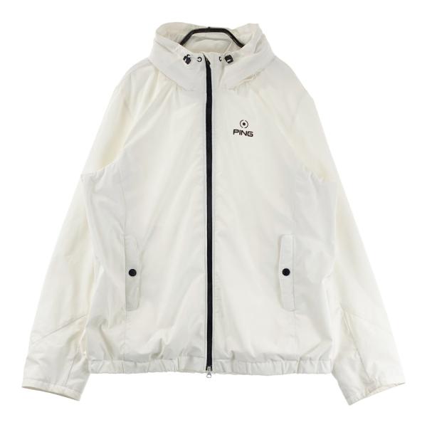 PING ピン ジップパーカー ホワイト系 LL ゴルフウェア レディース