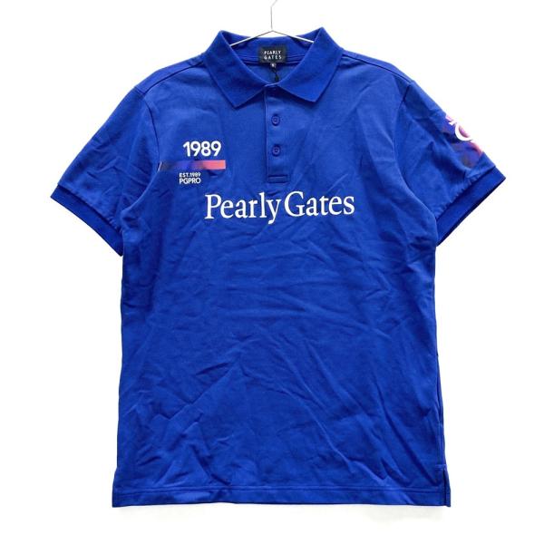 新品】PEARLY GATES パーリーゲイツ 2024年 半袖ポロシャツ ブルー系 5
