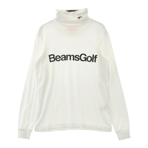 BEAMS GOLF ビームスゴルフ タートルネック 長袖Tシャツ ホワイト系 S