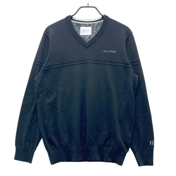 TRAVISMATHEW トラビスマシュー Vネック ニットセーター ブラック系