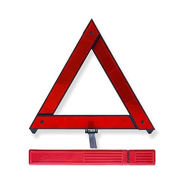 1 三角表示板 反射板 停止版 緊急停車用 事故 高速道路 車備品 折りたたみ式 ケース (1)