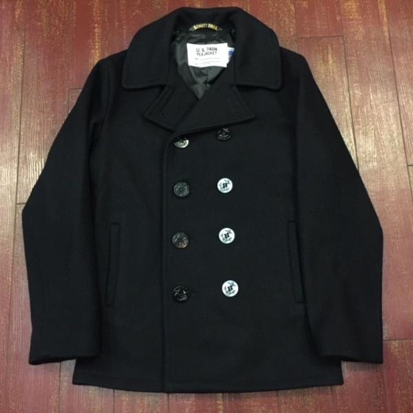 【SCHOTT N.Y.C.】ピーコート/ブラウン/42XL/ショットPコート Schott N.Y.C ショット ピーコート 740N 32oz ウールメルトン