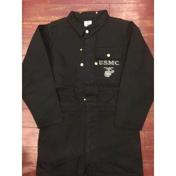 ヒューストンのFelixオーバーオールゆとりがあり、本格的な作業用つなぎとしても活躍します。