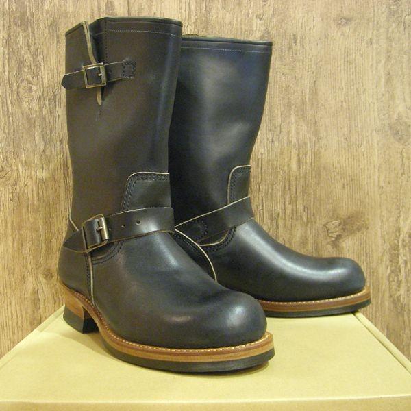 イカルド ロンウルフ ファーマーブーツ25.5cm us7ハーフ茶芯 ロンウルフ LONE WOLFエンジニアブーツ 茶芯 LW00300