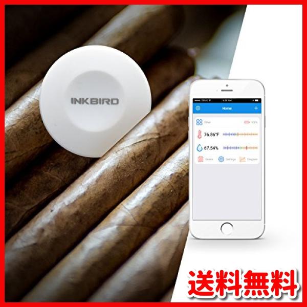 Inkbirdミニブルートゥース内蔵温度 湿度監視装置 交換式 電池 レコードデータ Android Iphone Morenotafurt Com