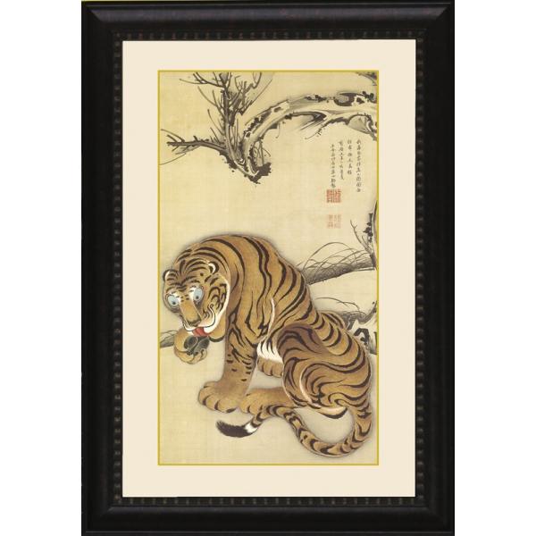 絵画 伊藤若冲作虎図 高級額贈り物複製画アート有名絵画インテリア Buyee 日本 代购平台 产品购物网站大全 Buyee一站式代购bot Online