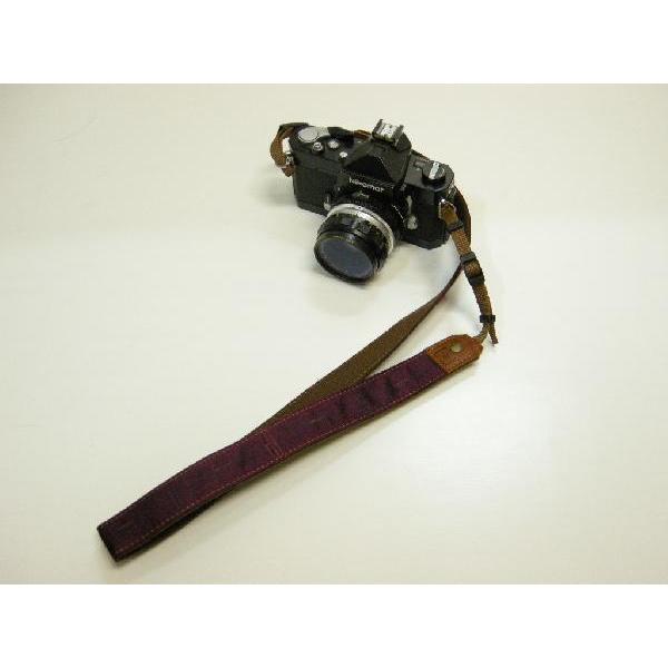 カメラストラップ 一眼レフ 和柄 デジカメストラップ 着物44紫格子 Wzkam0044 工房壱yahoo 店 通販 Yahoo ショッピング