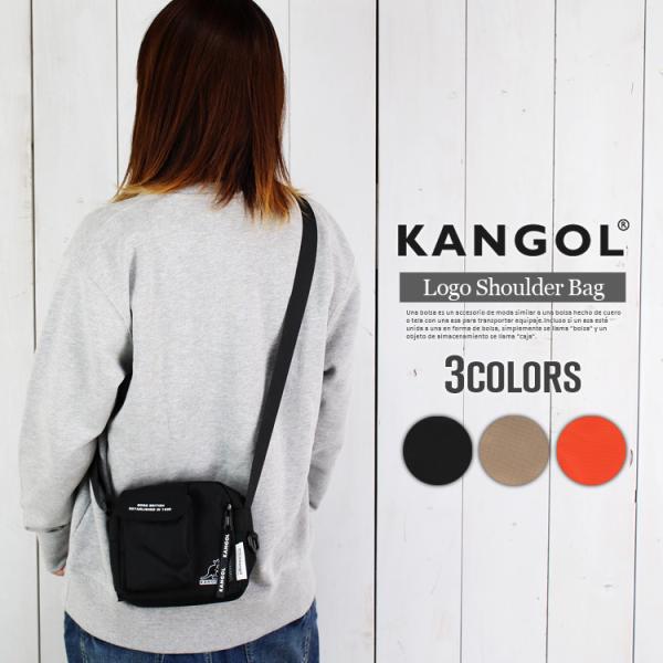 KANGOL ショルダーバッグ サコッシュ 小さめ 斜めがけ カンゴール ロゴ 刺繍 バッグ ミニショルダー バッグ ストリート 旅行 ユニセックス 誕生日 プレゼント