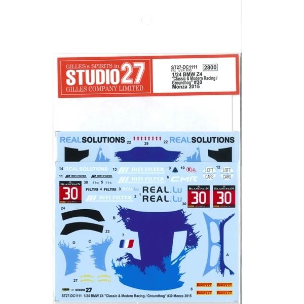 STUDIO27】1/24 Z4Classic & Modern Racing #3 デカール : スタジオ27 