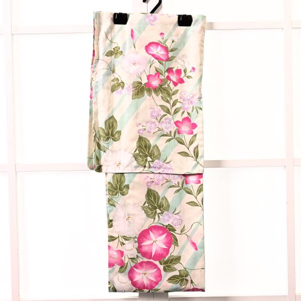 【在庫処分品】プレタ浴衣/16-1669TY（TY3200）山本彩/8Y-13/ゆかた/綿100％/レディース/単品/お仕立て上がり/フリーサイズ