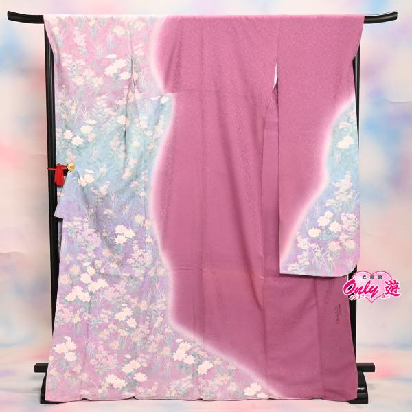【激安】20-49【在庫処分品】【少々難有り】振袖/20-1466NK/No15/Lサイズ/レディース/成人式/振袖/正絹