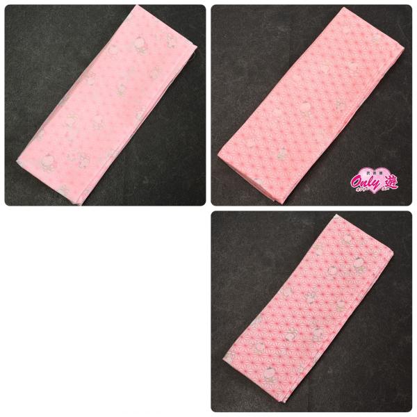 【バーゲン品】伊達締め/童/麻の葉/芯入り/94KZ047060/ポリエステル/和装用/着付け小物/赤/朱/ピンク