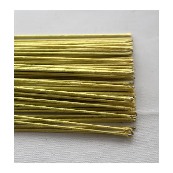 プリザーブドフラワー 造花  アートフラワー製作に向く明るい緑の地巻です♪地巻ワイヤー＃20 LG　ライトグリーン長さ　：３６センチ１束　1００本入り