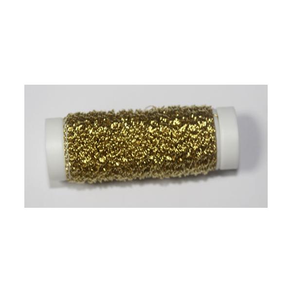 波型ワイヤー ゴールド　フラワーデザイン　手芸　リース　クリスマス　クラフト　資材　針金ワイヤーの光が　花を引き立てます♪アレンジや　花束　ブーケ等に　装飾をするための波型ワイヤーです波をのばして　フラワーアレンジの飾りに使用したり　ワイヤ...